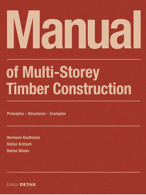 cover image of Manual of Multistorey Timber Construction